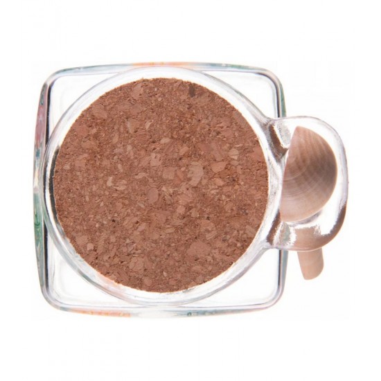 Pote 250ml Quadrado de Vidro com Tampa de Cortiça e Colher de Bambu Flora